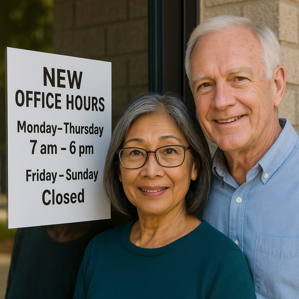 New Extended Weekday Hours